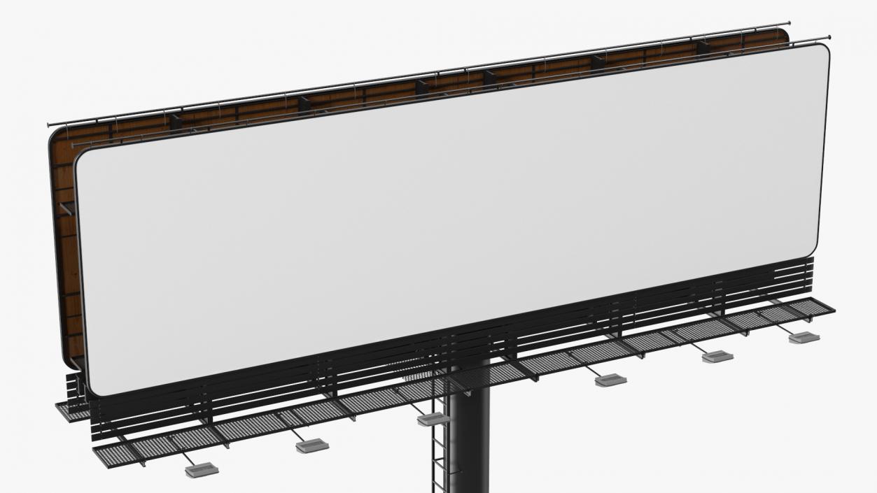 Outdoor Advertising Billboard 3D model