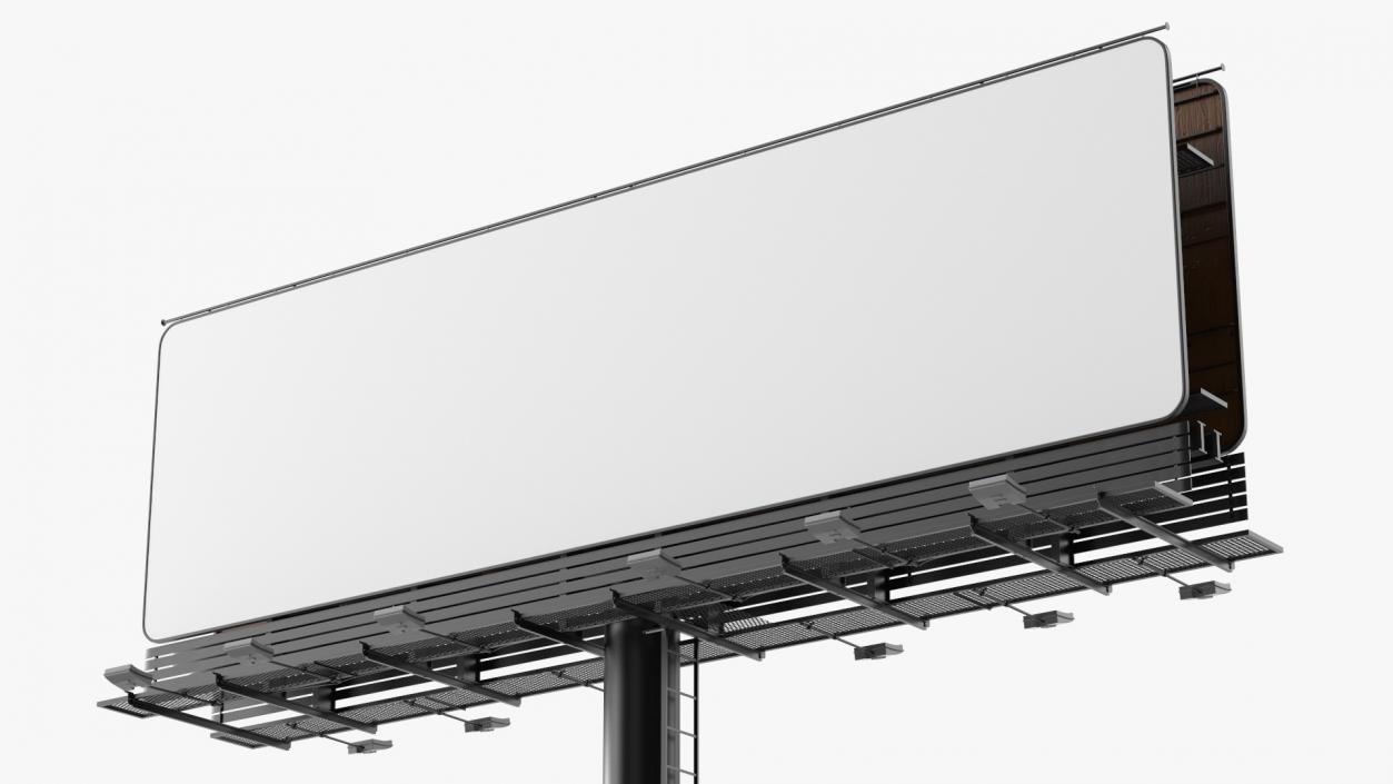 Outdoor Advertising Billboard 3D model