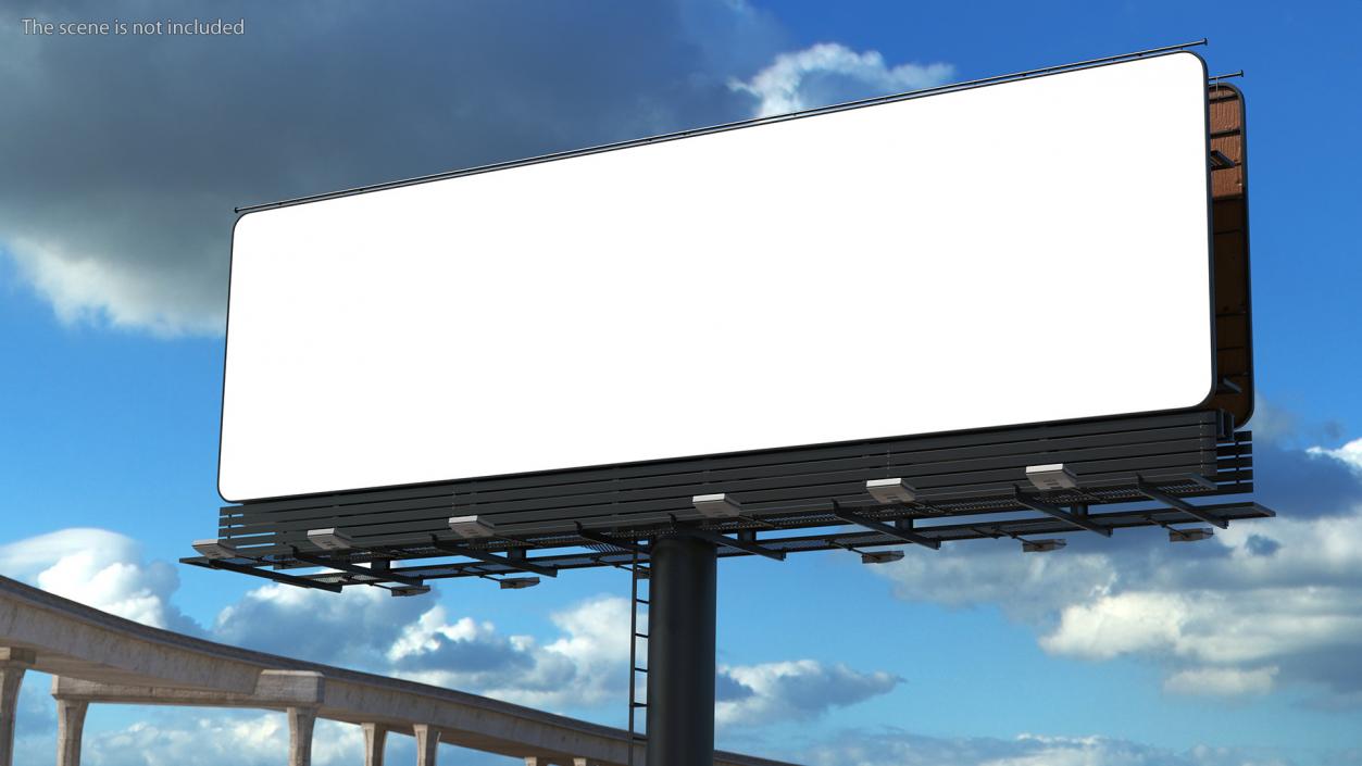 Outdoor Advertising Billboard 3D model