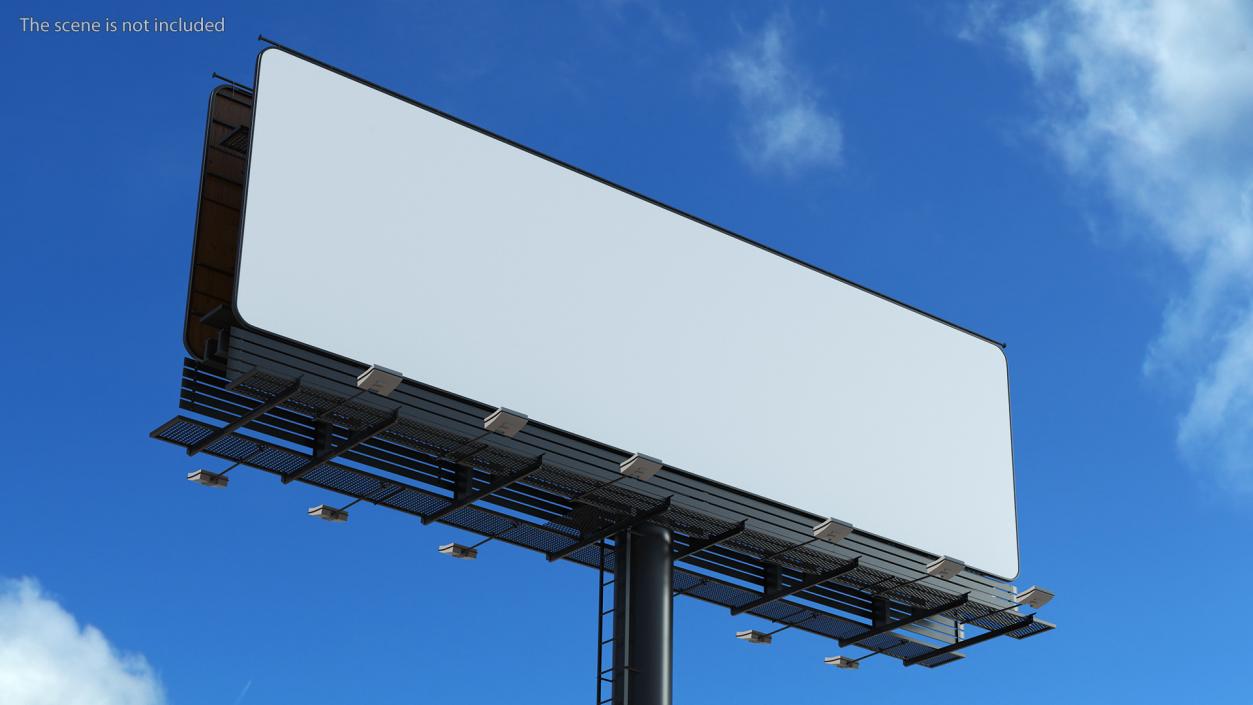 Outdoor Advertising Billboard 3D model