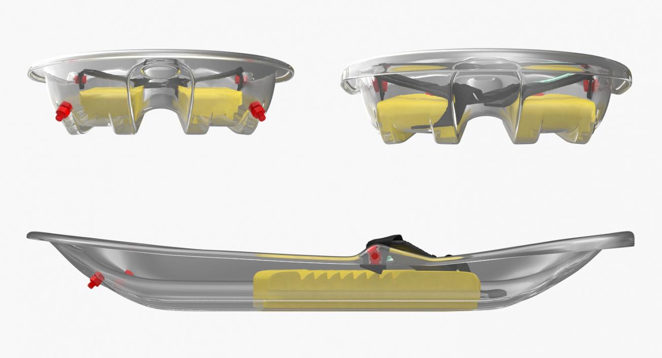 Freestyle Snow Sled 3D model