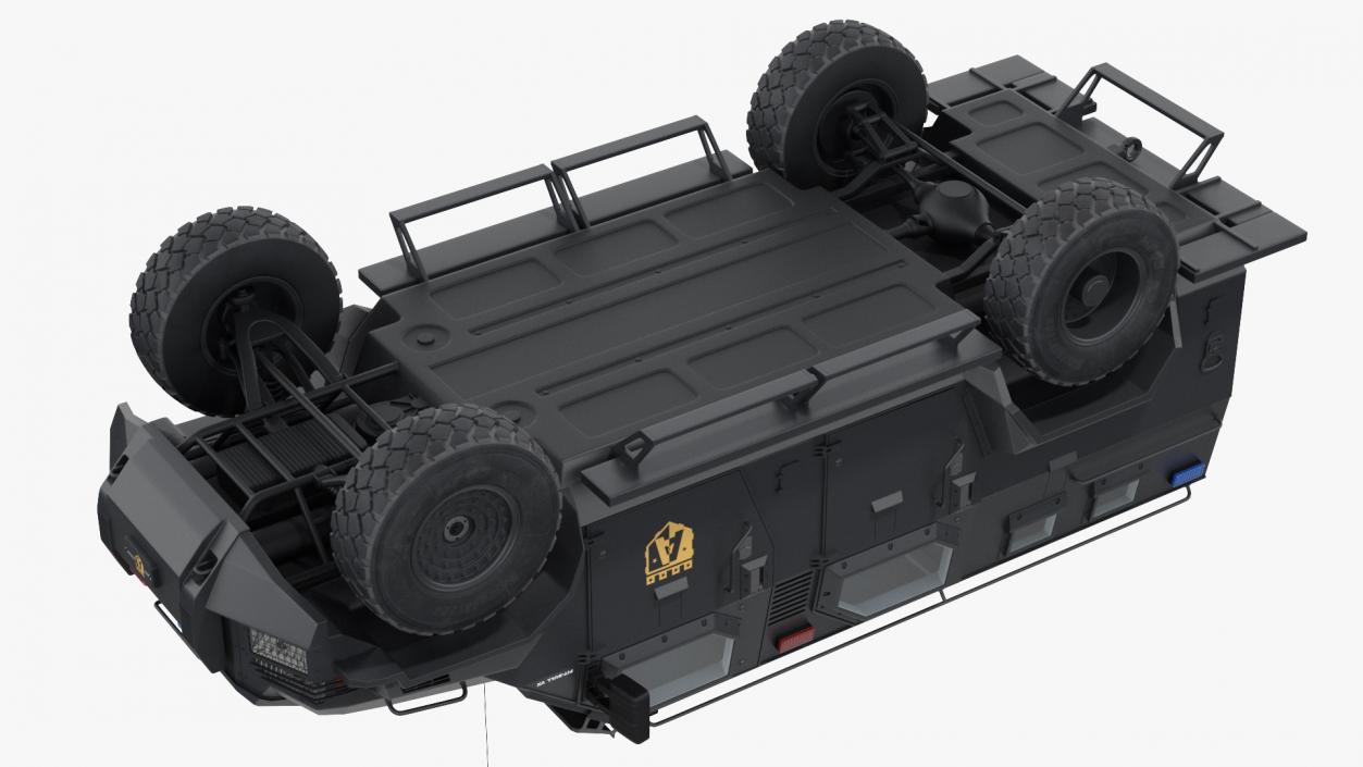 Armored SWAT Truck Pit-Bull VX Rigged 3D