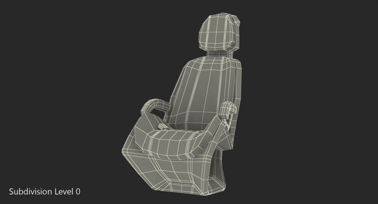 Hyperloop Seat 3D model