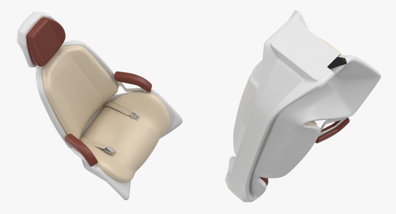 Hyperloop Seat 3D model