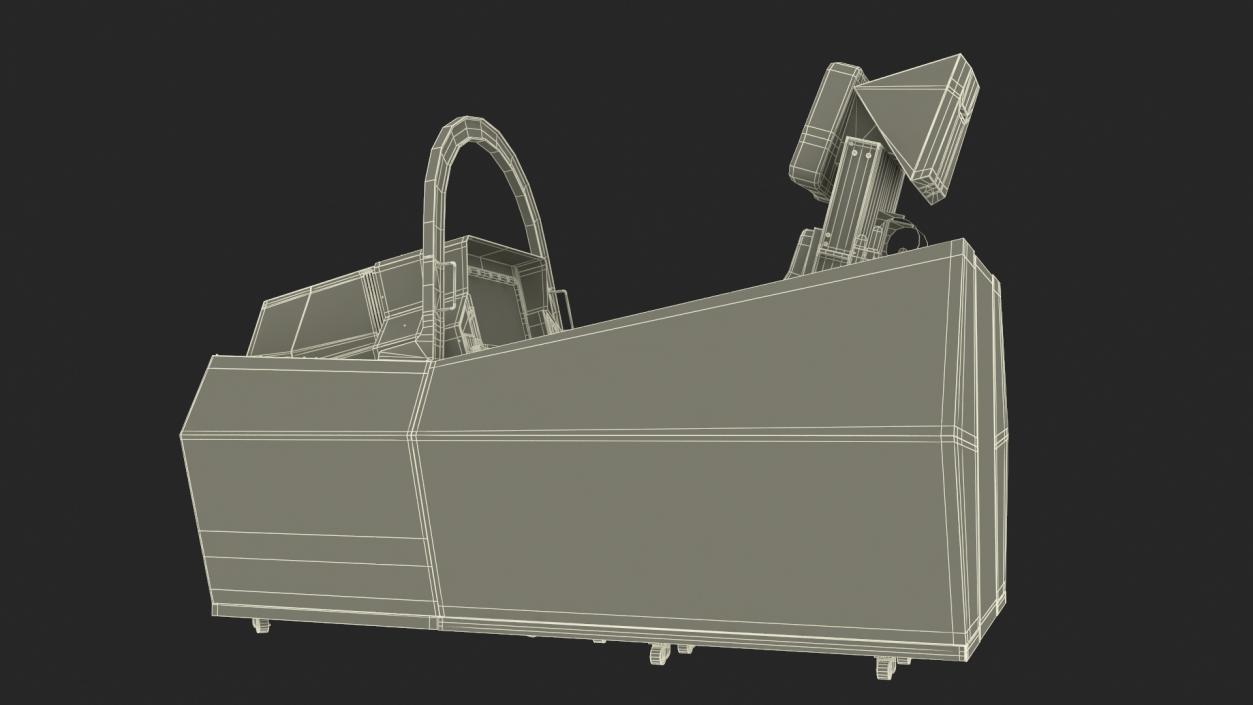 3D Fighter Cockpit Simulator Generic model