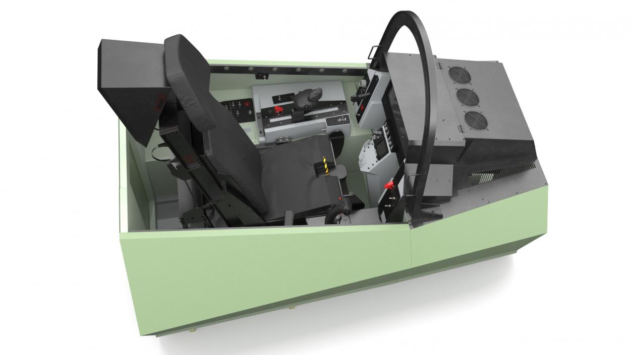 3D Fighter Cockpit Simulator Generic model