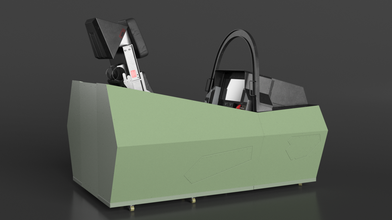 3D Fighter Cockpit Simulator Generic model