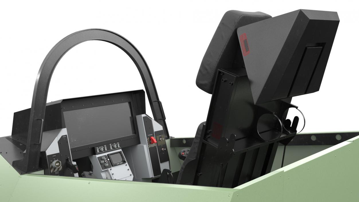 3D Fighter Cockpit Simulator Generic model