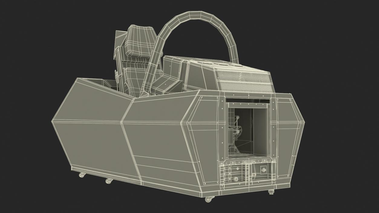 3D Fighter Cockpit Simulator Generic model