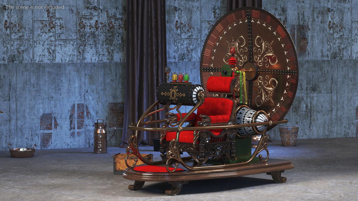 Time Machine from Herbert Wells Fiction 3D model