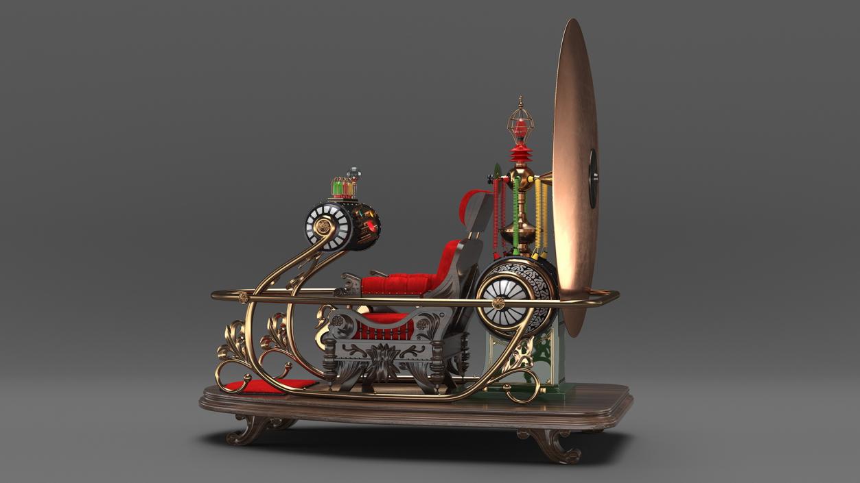 Time Machine from Herbert Wells Fiction 3D model