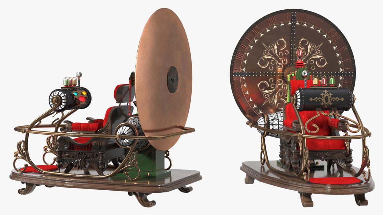 Time Machine from Herbert Wells Fiction 3D model