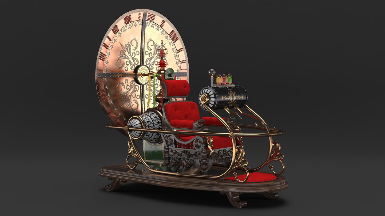 Time Machine from Herbert Wells Fiction 3D model