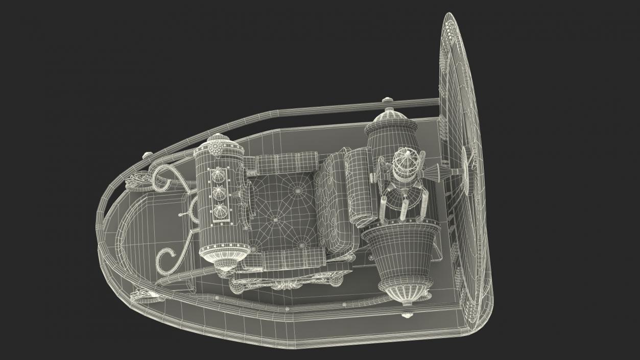 Time Machine from Herbert Wells Fiction 3D model