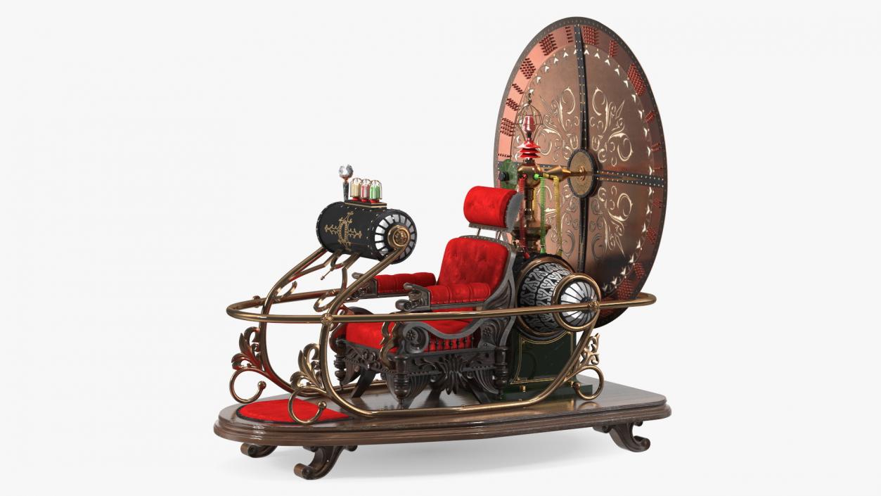 Time Machine from Herbert Wells Fiction 3D model