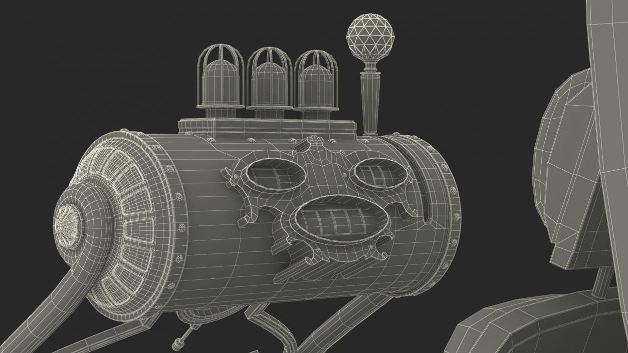 Time Machine from Herbert Wells Fiction 3D model