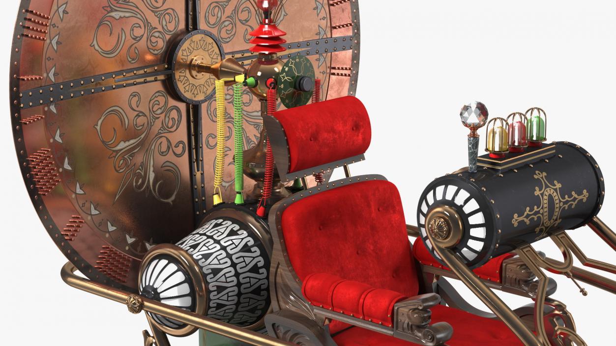 Time Machine from Herbert Wells Fiction 3D model