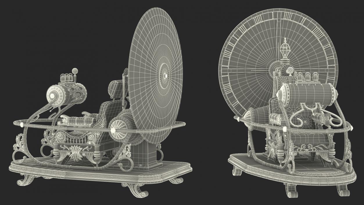 Time Machine from Herbert Wells Fiction 3D model