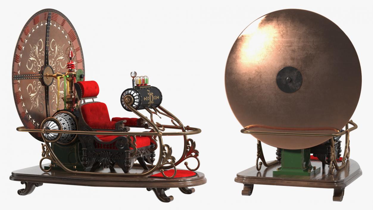 Time Machine from Herbert Wells Fiction 3D model