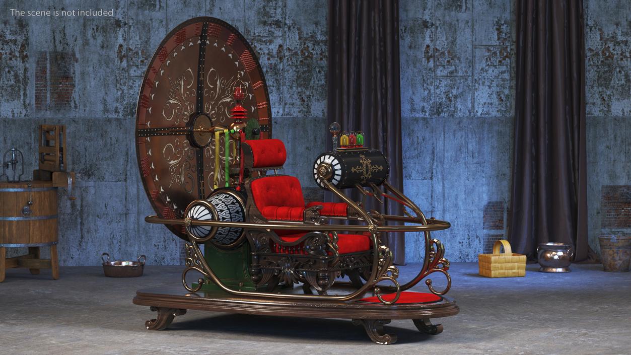 Time Machine from Herbert Wells Fiction 3D model