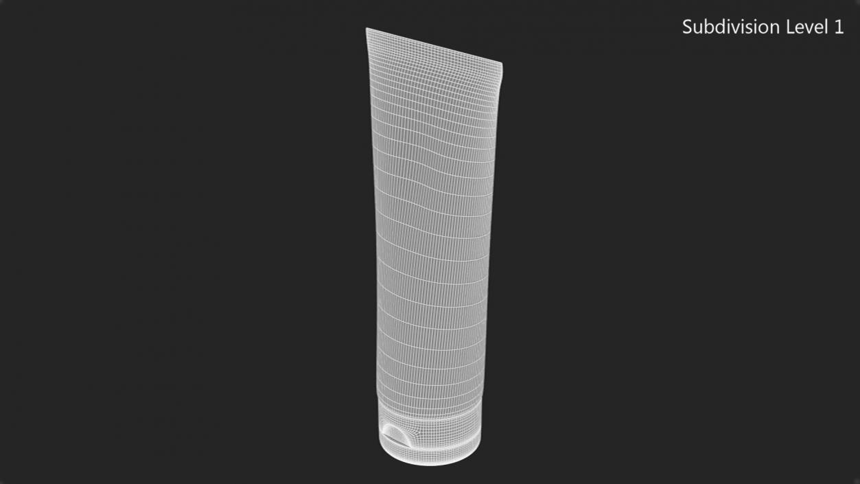 3D Shaving Cream Tube model