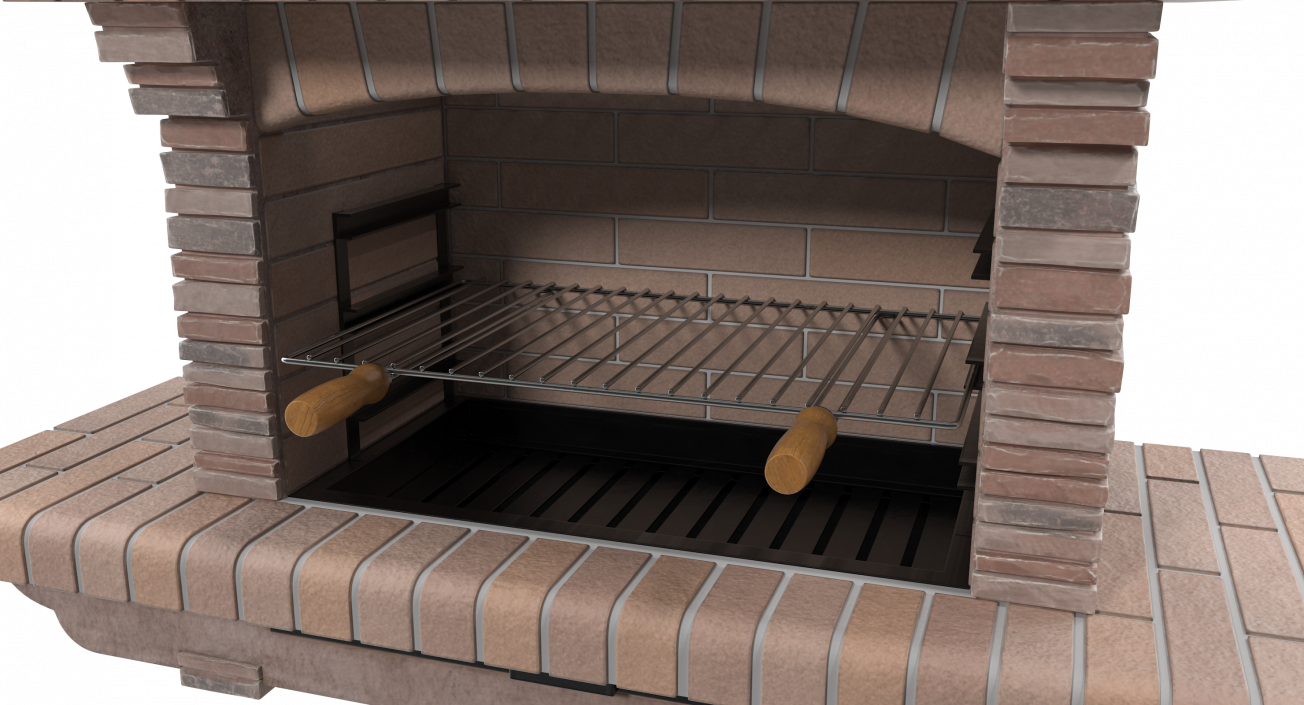 Stone Barbecue 3D model