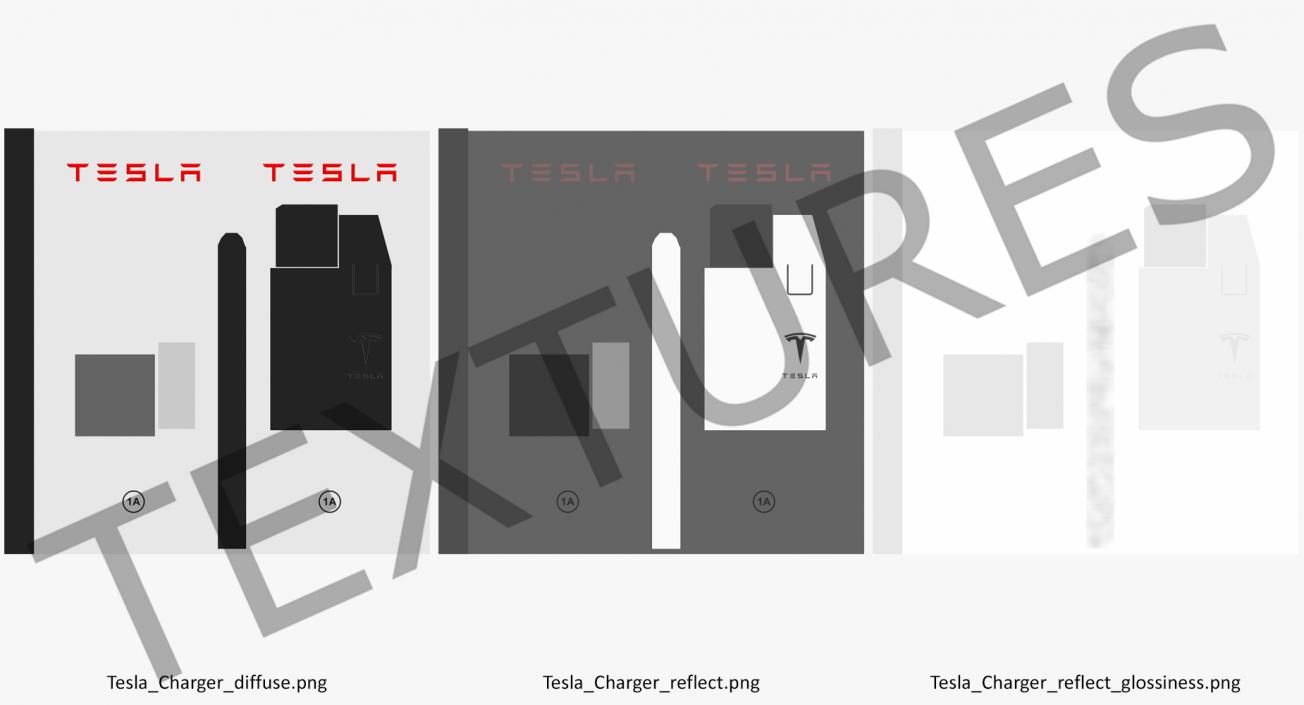 Tesla Charging Station 3D