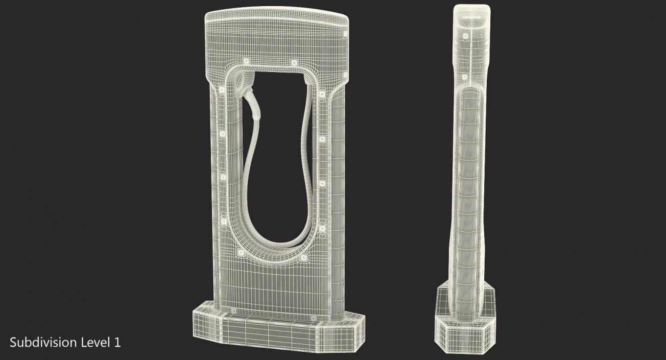 Tesla Charging Station 3D