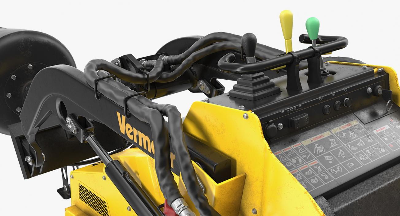 Mixer Vermeer S450TX Skid Steer Loader Dirty 3D model