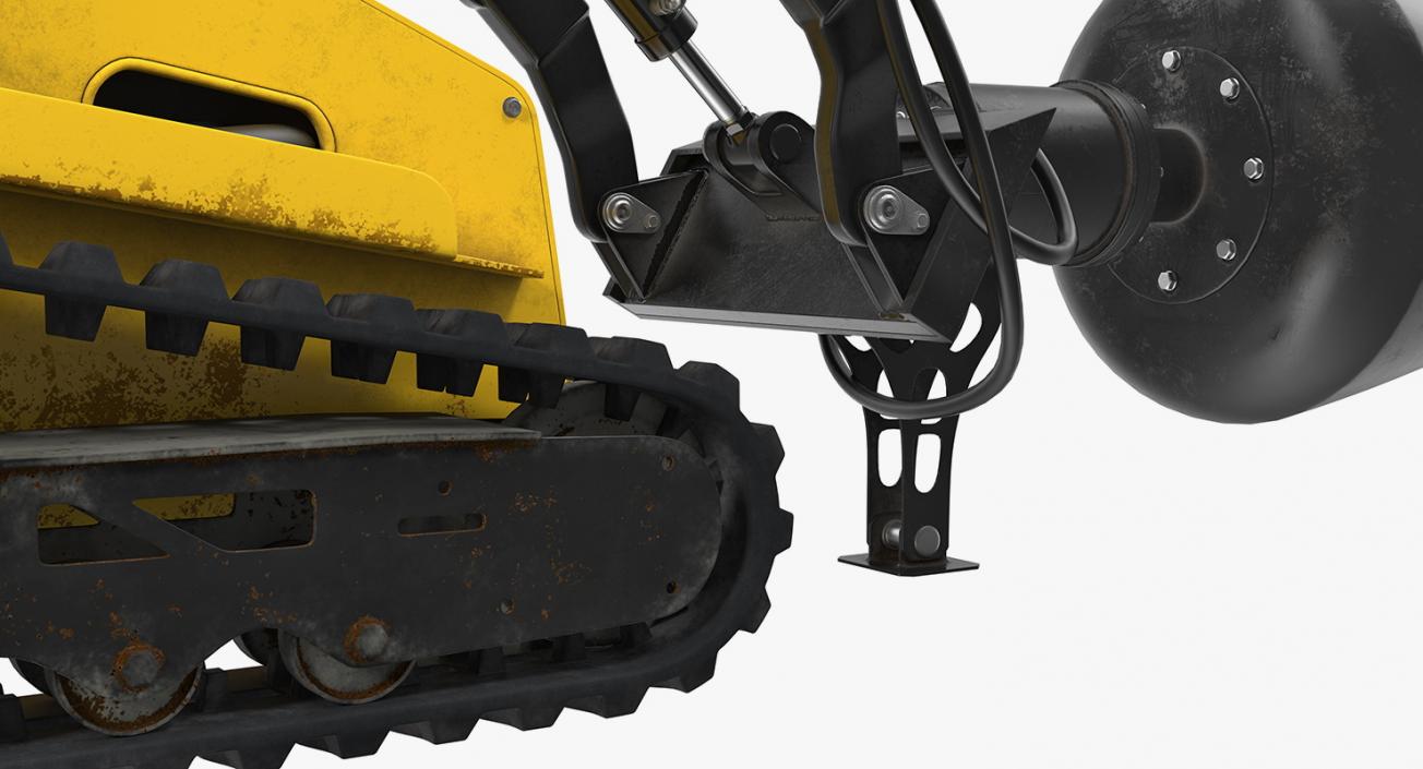 Mixer Vermeer S450TX Skid Steer Loader Dirty 3D model