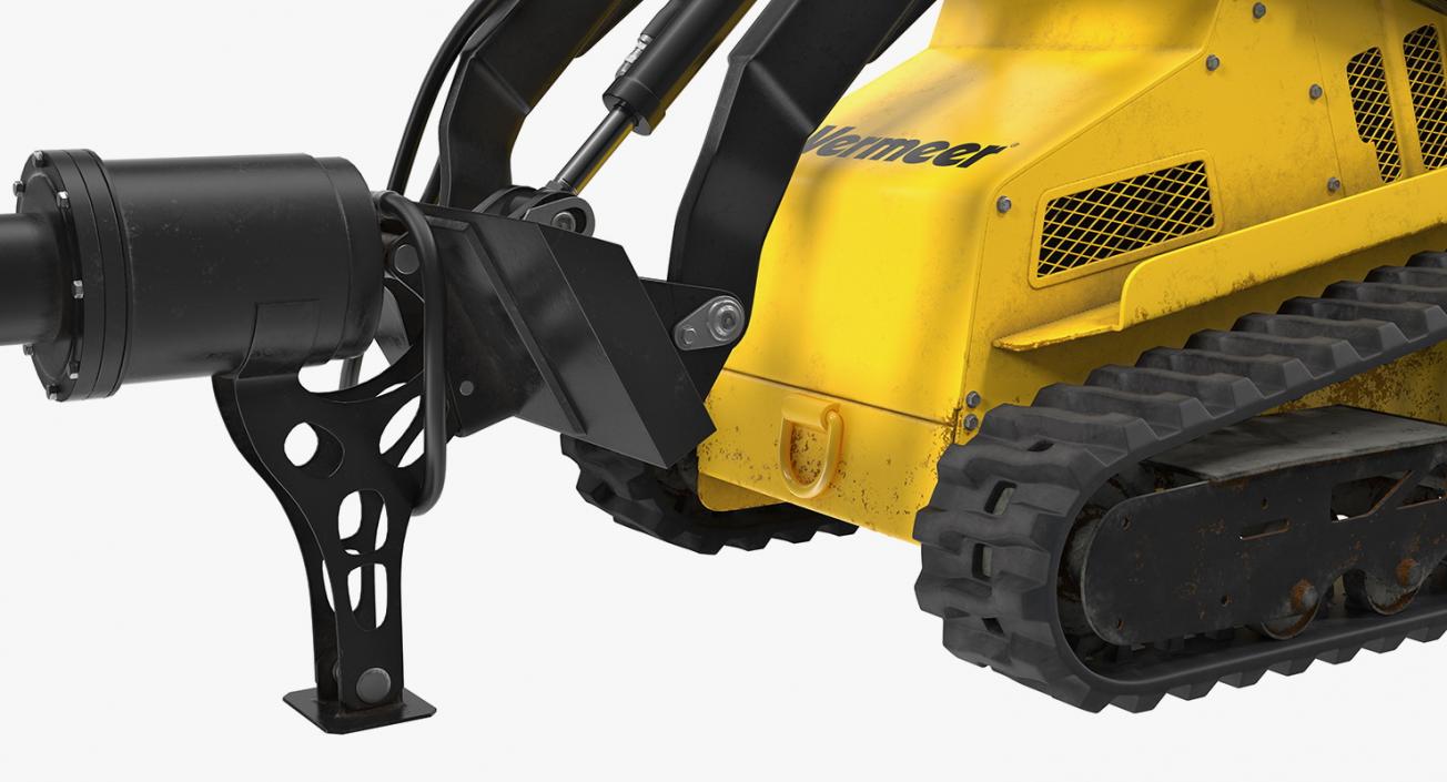 Mixer Vermeer S450TX Skid Steer Loader Dirty 3D model