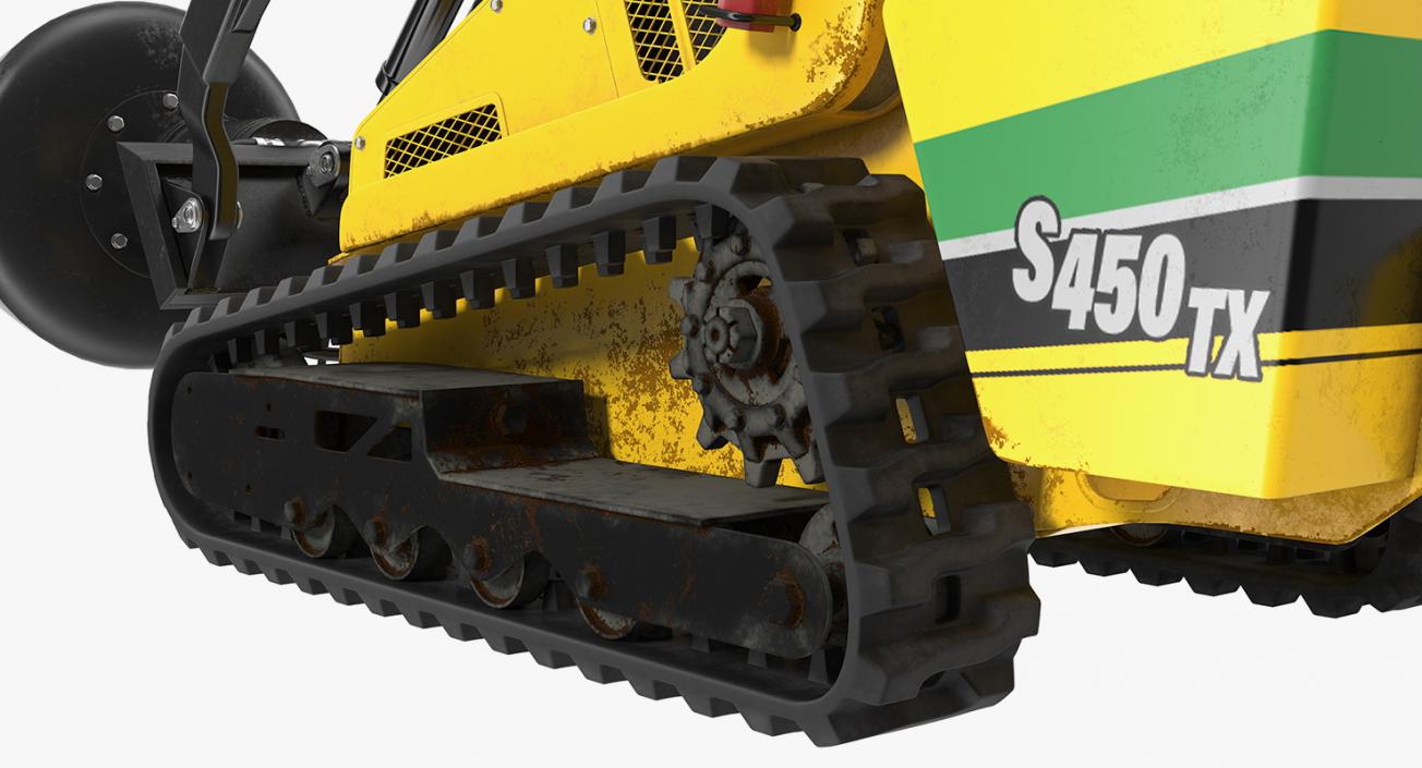 Mixer Vermeer S450TX Skid Steer Loader Dirty 3D model