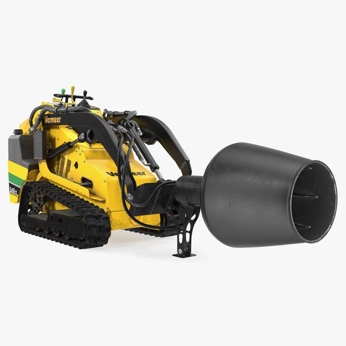 Mixer Vermeer S450TX Skid Steer Loader Dirty 3D model