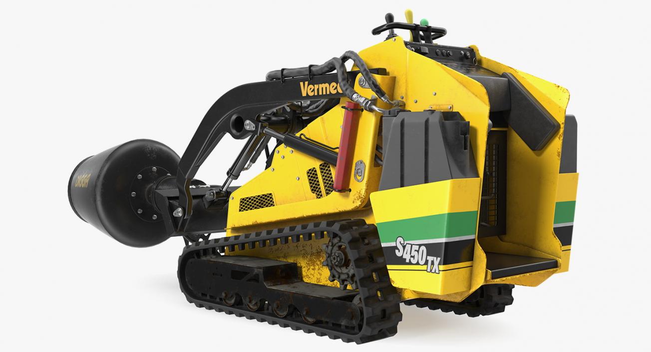 Mixer Vermeer S450TX Skid Steer Loader Dirty 3D model