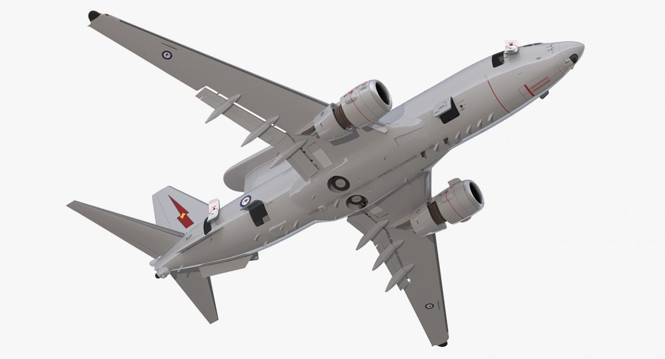 Boeing 737 Wedgetail Royal Australian Air Force Rigged 3D model