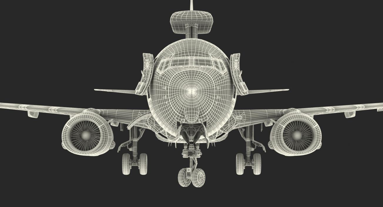 Boeing 737 Wedgetail Royal Australian Air Force Rigged 3D model