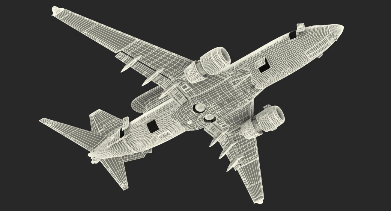 Boeing 737 Wedgetail Royal Australian Air Force Rigged 3D model