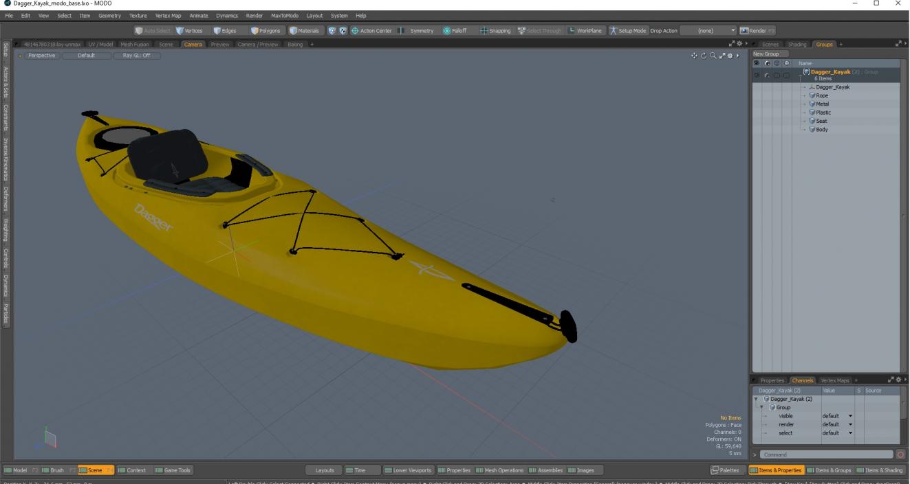 Dagger Kayak 3D