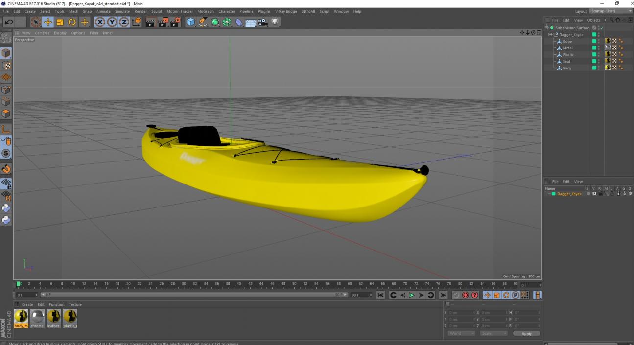 Dagger Kayak 3D