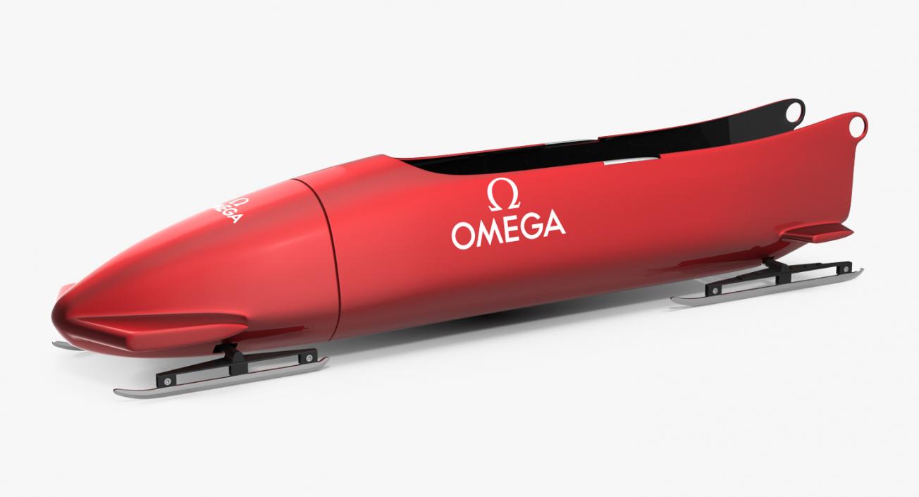 3D model Bobsled Four Person Omega