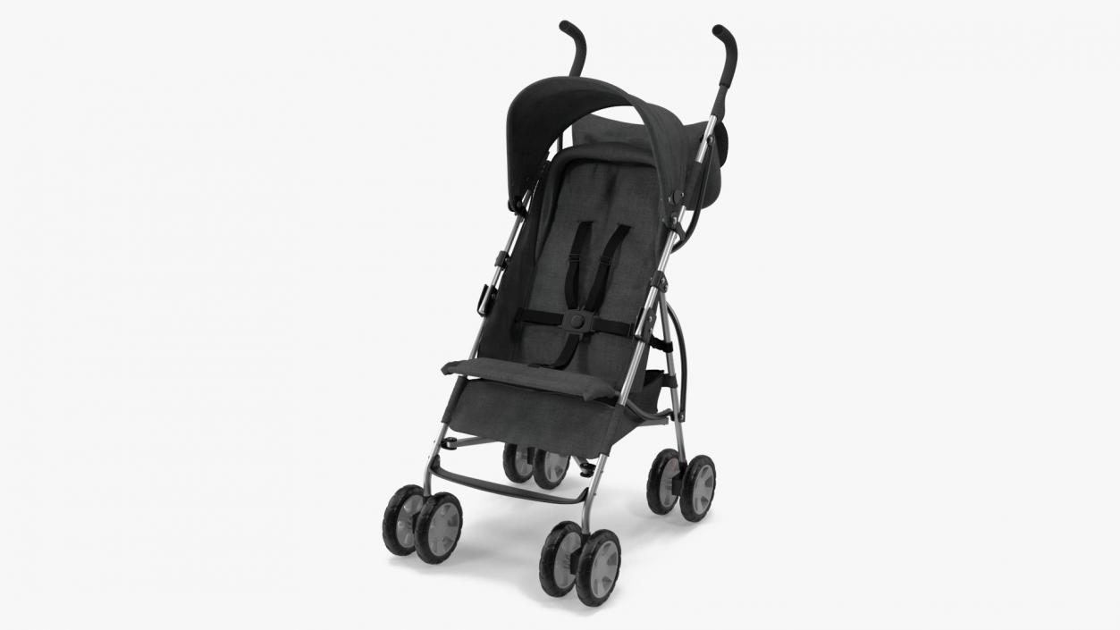 Lightweight Compact Baby Stroller With Bag 3D