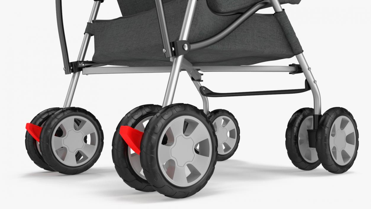 Lightweight Compact Baby Stroller With Bag 3D