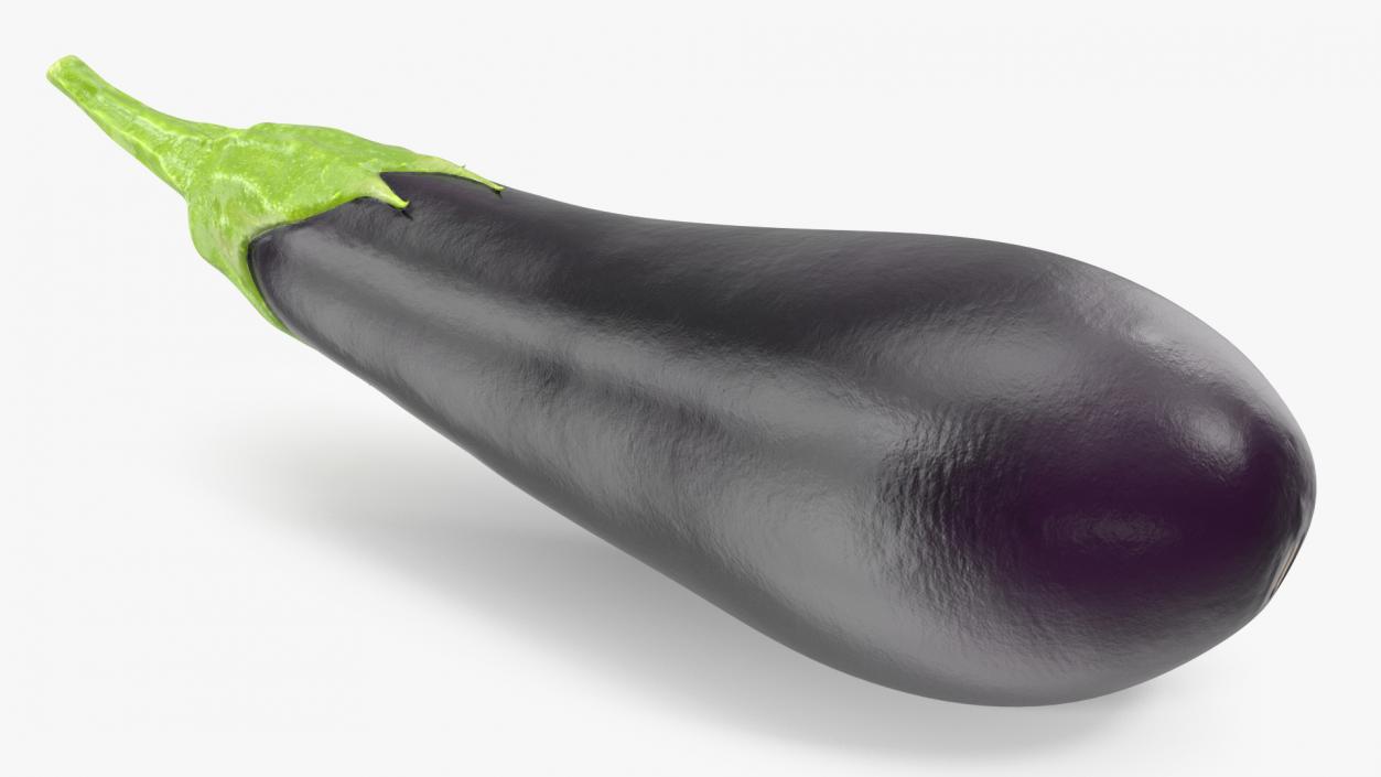 3D model Dark Purple Eggplant