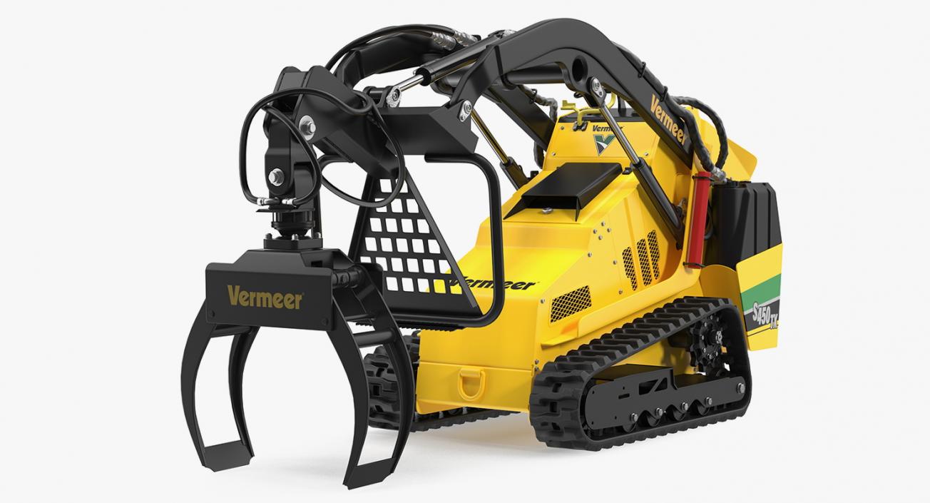 3D Mini Skid Steer Vermeer Rigged 3D Models Collection