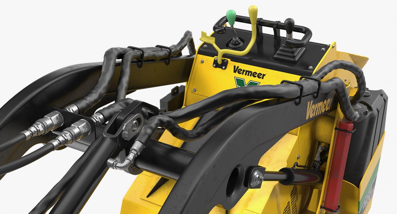 3D Mini Skid Steer Vermeer Rigged 3D Models Collection