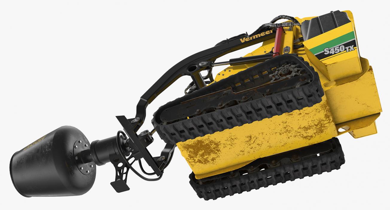 3D Mini Skid Steer Vermeer Rigged 3D Models Collection