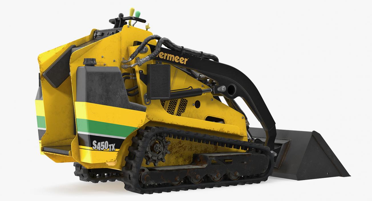 3D Mini Skid Steer Vermeer Rigged 3D Models Collection