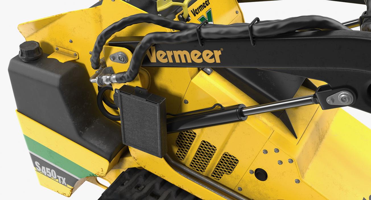 3D Mini Skid Steer Vermeer Rigged 3D Models Collection