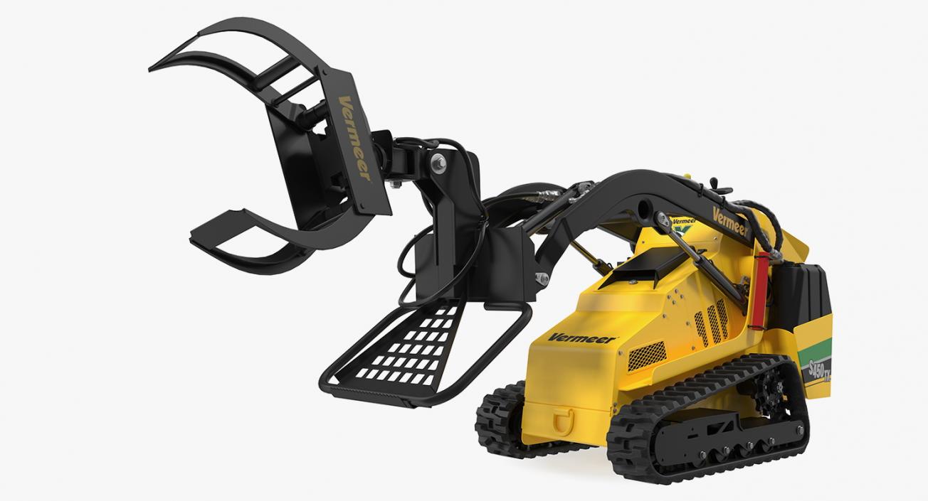 3D Mini Skid Steer Vermeer Rigged 3D Models Collection