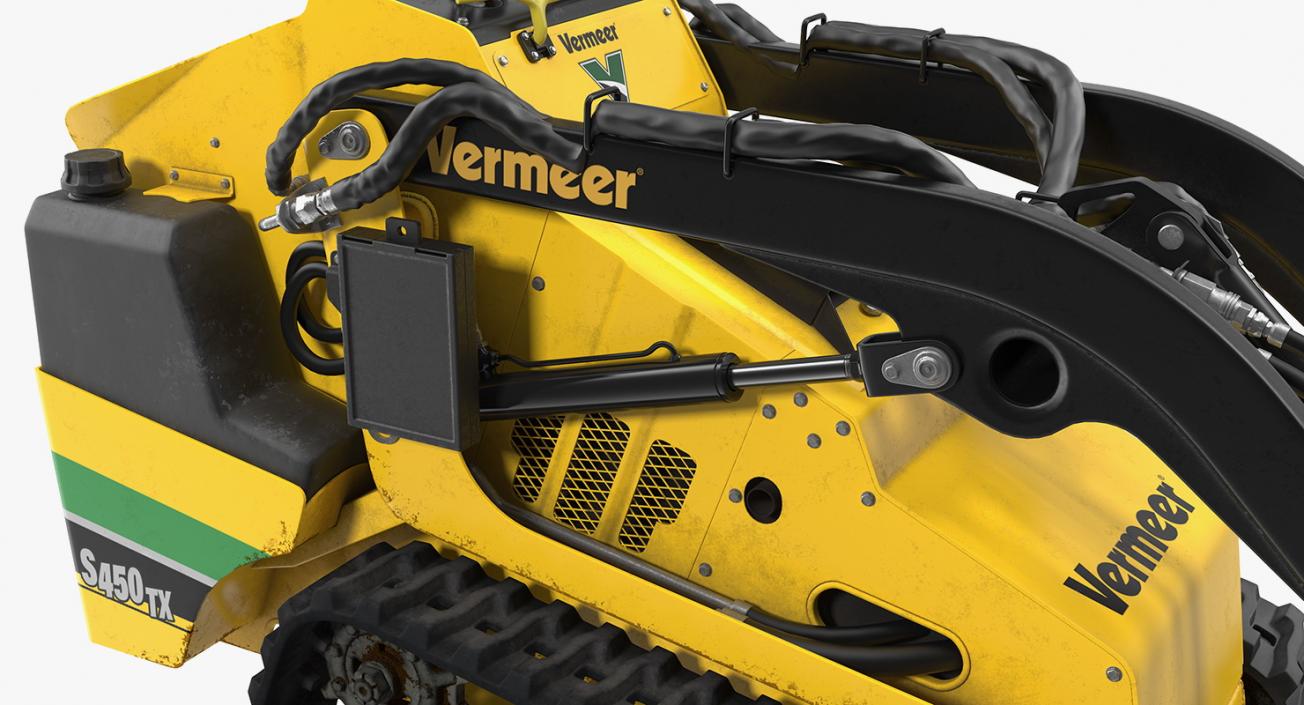 3D Mini Skid Steer Vermeer Rigged 3D Models Collection